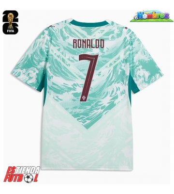 Portugal Cristiano Ronaldo #7 Segunda Equipación Mundial 2026 Manga Corta Portugal Cristiano Ronaldo #7 Segunda Equipación Mundial 2026 Manga Corta